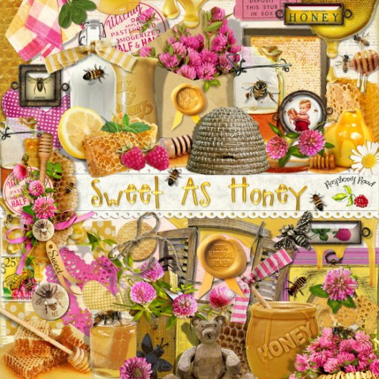 Sweet As Honey Element Set - Click Image to Close