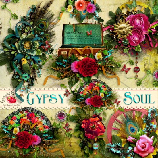Gypsy Soul Side Clusters - Click Image to Close