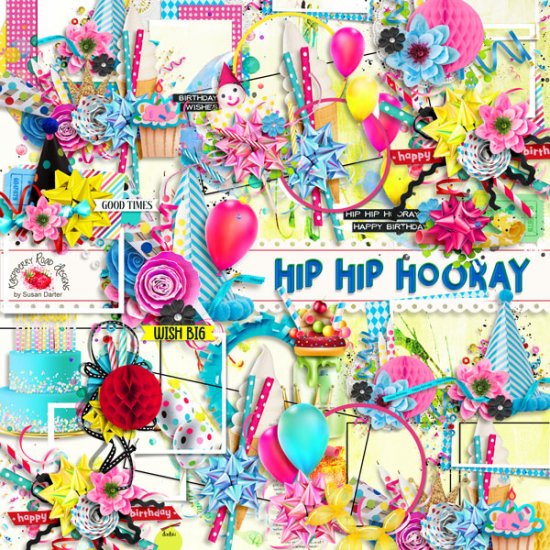 Hip Hip Hooray Clusters - Click Image to Close