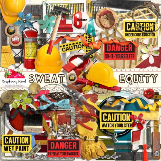 Sweat Equity Element Set - Click Image to Close