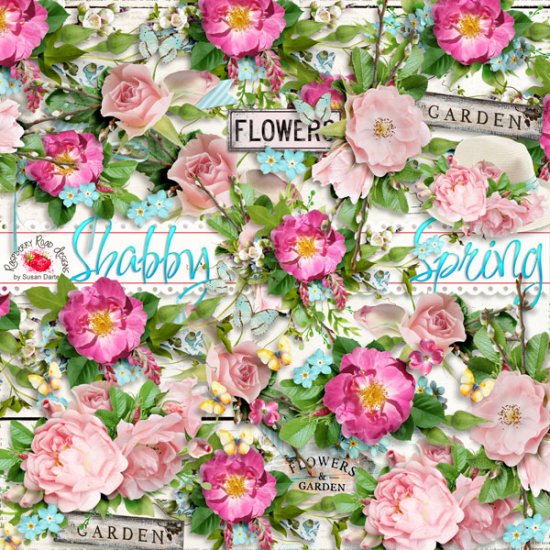 Shabby Spring Side Clusters - Click Image to Close