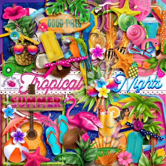 Tropical Nights Elements - Click Image to Close