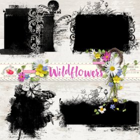 Wildflowers Mask Set