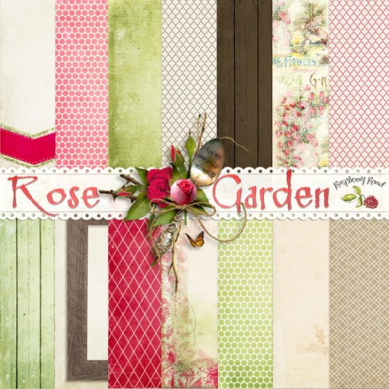 Rose Garden Paper Set