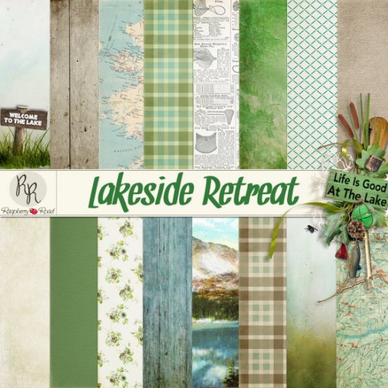 Lakeside Retreat Paper Set - Click Image to Close