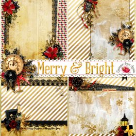 Merry & Bright Stacked Papers