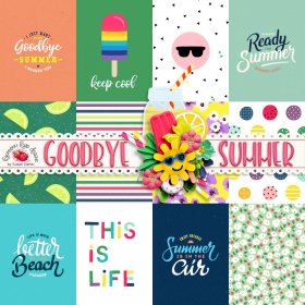 Goodbye August Journal Cards