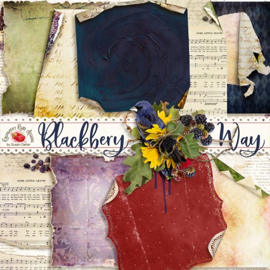 Blackberry Way Tattered Papers - Click Image to Close