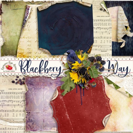 Blackberry Way Tattered Papers