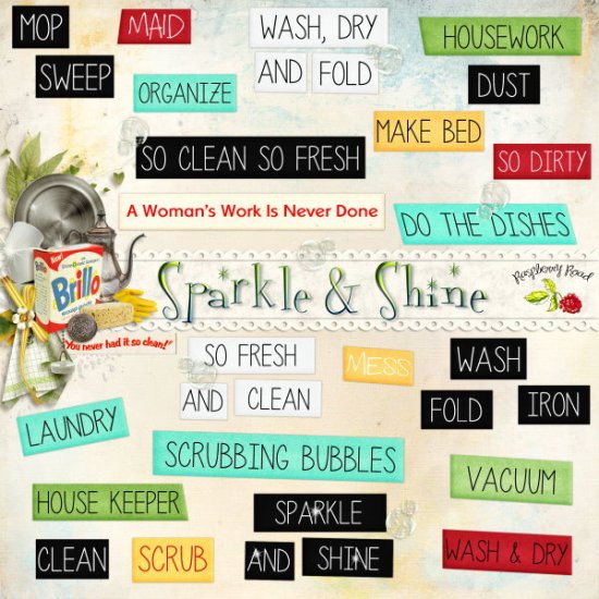 Sparkle & Shine WordArt - Click Image to Close