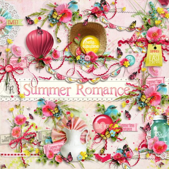 Summer Romance Side Clusters - Click Image to Close