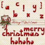 Merry Christamas Alphas Set Merry Christamas Alphas Set