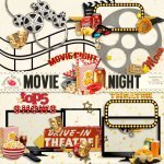 Movie Night Cluster Set