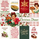 Christmas Dinner Journal Cards