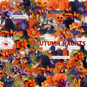 Autumn Haunts Side Cluster Set