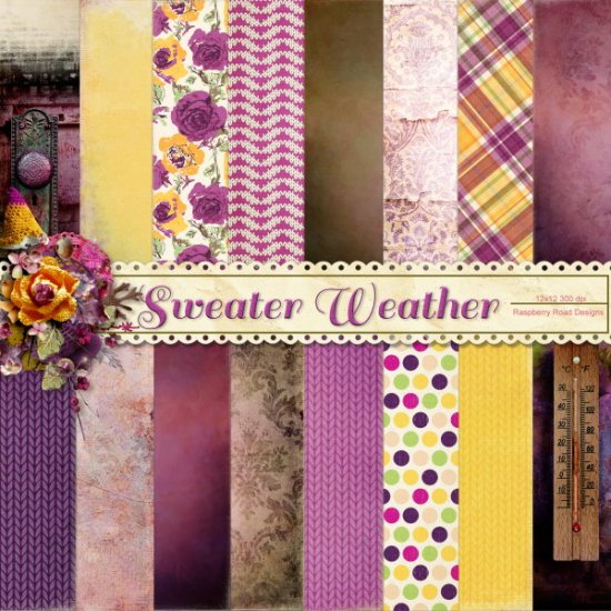Sweater Weather Paper Set - Click Image to Close