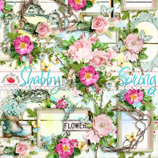 Shabby Spring Clusters - Click Image to Close