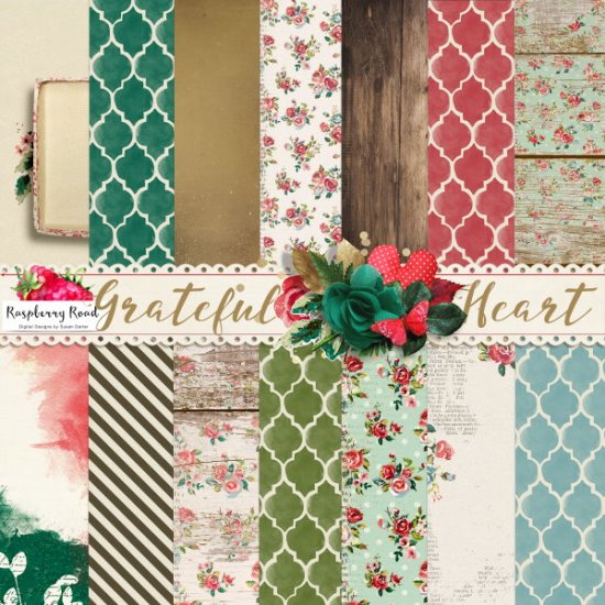 Grateful Heart Paper Set - Click Image to Close