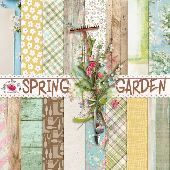 Spring Garden Papers - Click Image to Close