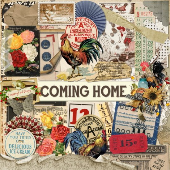 Coming Home Ephemera Set - Click Image to Close