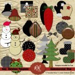 Cozy Christmas Template Set1 Cozy Christmas Template Set1