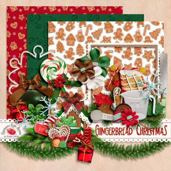 Gingerbread Christmas Freebie