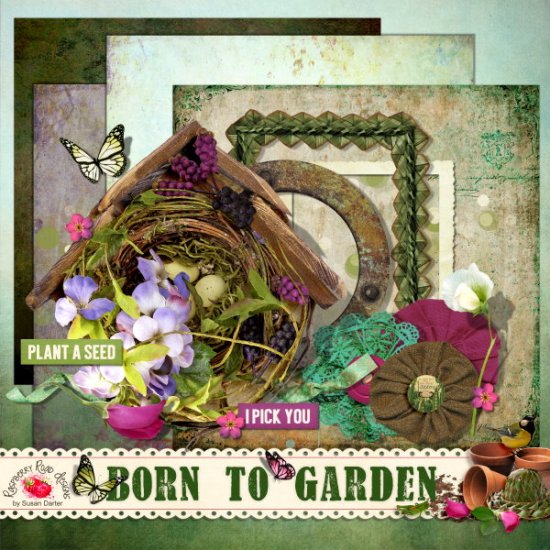 Born To Garden Mini Kit - Click Image to Close