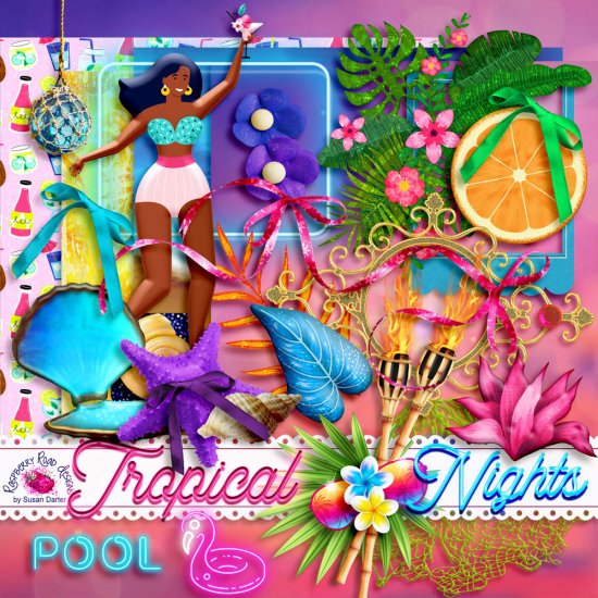 Tropical Nights Freebie - Click Image to Close