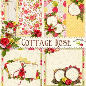 Cottage Rose QP Set