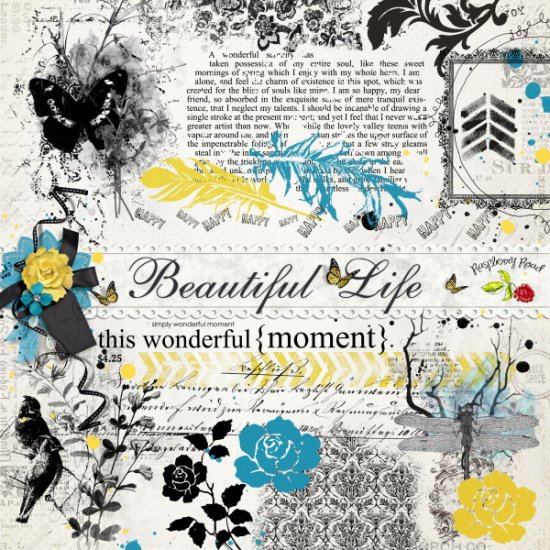 Beautiful Life Stamp Set - Click Image to Close