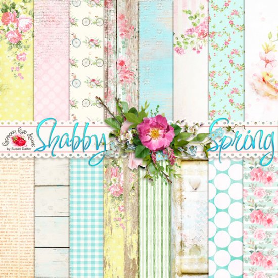 Shabby Spring Papers - Click Image to Close