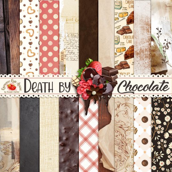 Death By Chocolate Papers - Click Image to Close