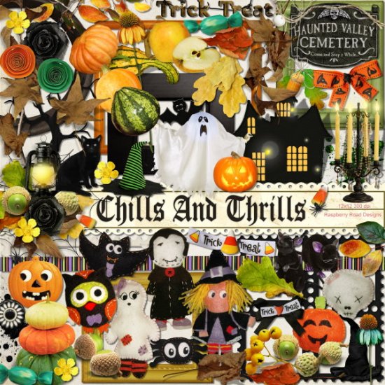 Chills And Thrills Element Set - Click Image to Close