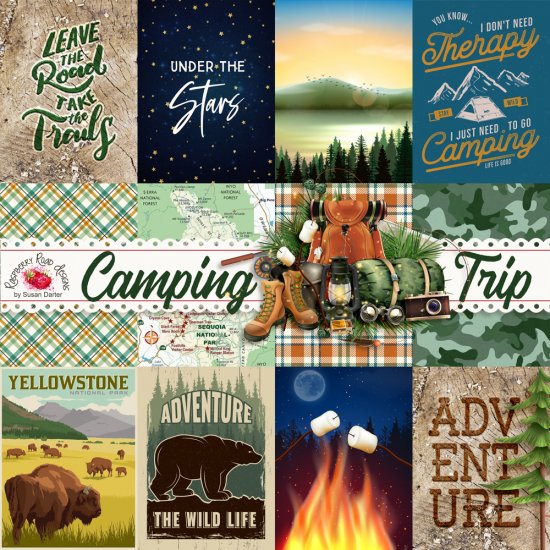 Camping Trip Journal Cards - Click Image to Close