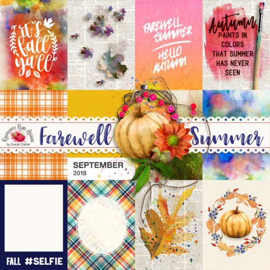 Farewell Summer Journal Cards