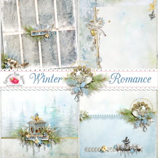 Winter Romance Stacked Papers - Click Image to Close