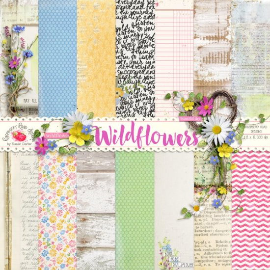 Wildflowers Paper Set - Click Image to Close