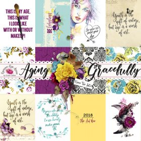 Aging Gracefully Journal Cards