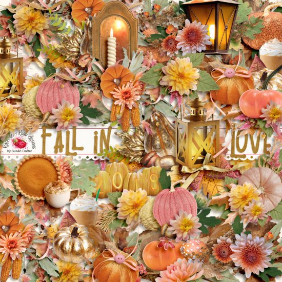 Fall In Love 2 Side Clusters - Click Image to Close