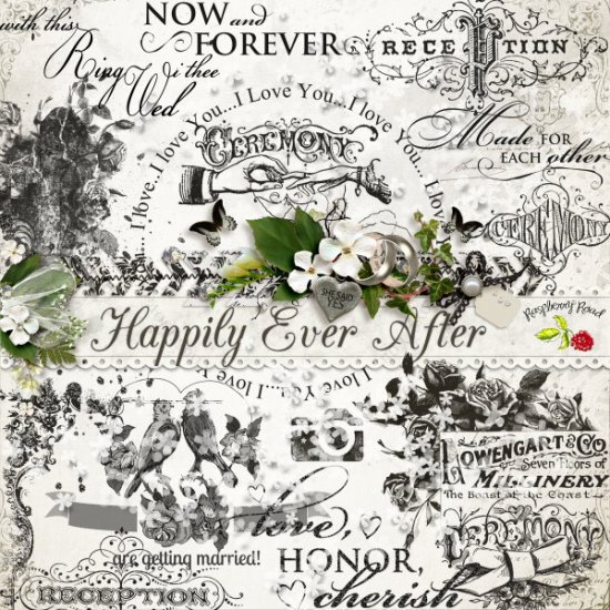 Happlily Ever After Stamp Set - Click Image to Close