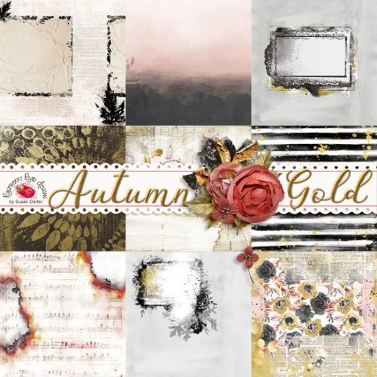 Autumn Gold Art Papers - Click Image to Close