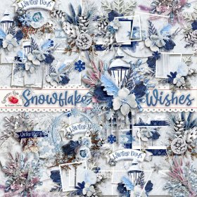 Snowflake Wishes Cluster Set