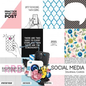 Social Media Journal Cards