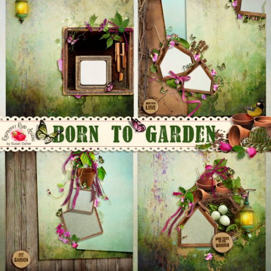 Born To Garden QP Set - Click Image to Close