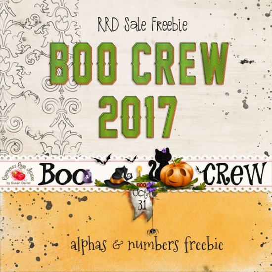 Boo Crew Alpha - It's Free! : Raspberry Road Designs