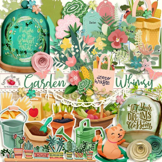 Garden Whimsy Ephemera - Click Image to Close