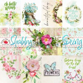 Shabby Spring Journal Cards