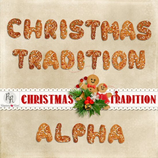 Christmas Tradition Alpha Set - Click Image to Close