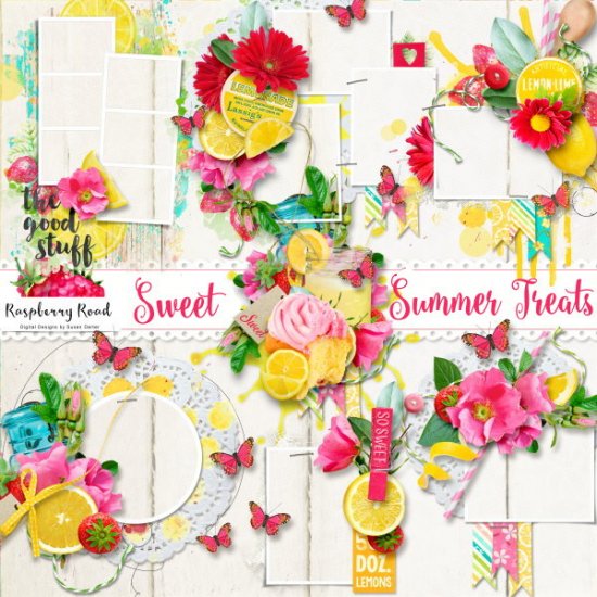 Sweet Summer Treats Cluster Set - Click Image to Close