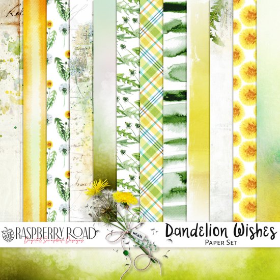 Dandelion Wishes Papers - Click Image to Close